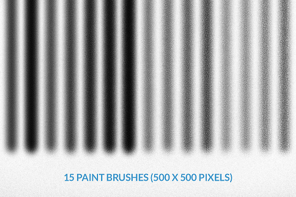 30 Geometric Texture Brushes in Photoshop Brushes - product preview 2