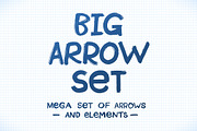 Big Ink Hand Drawn Arrow Set