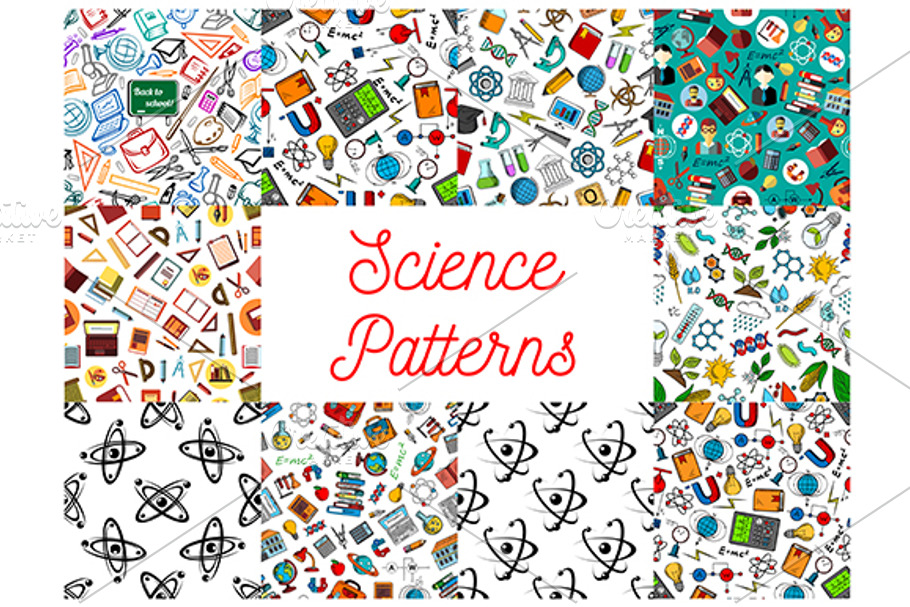 Science and knowledge patterns in Patterns - product preview 8