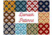 Damask ornaments and patterns