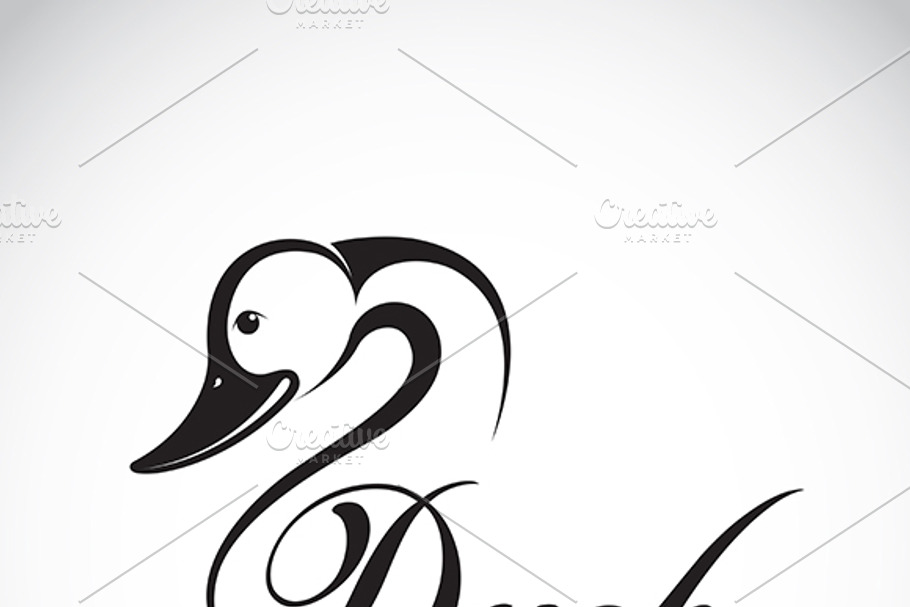 Vector of a duck design. in Graphics - product preview 8