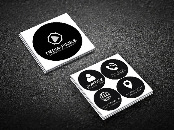 Mini Creative Business Card in Business Card Templates - product preview 2