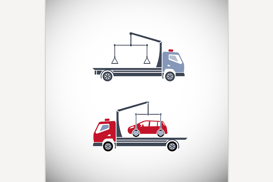 Tow Truck in Illustrations - product preview 8