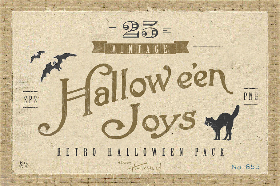 Retro Halloween Pack in Photoshop Layer Styles - product preview 8
