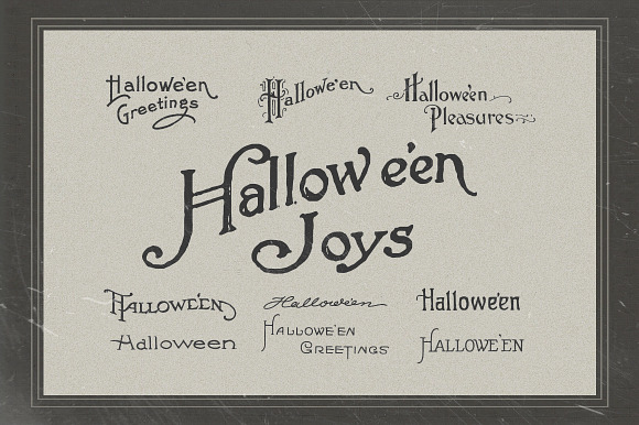 Retro Halloween Pack in Photoshop Layer Styles - product preview 1
