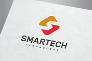 Smart Tech - Letter S Logo