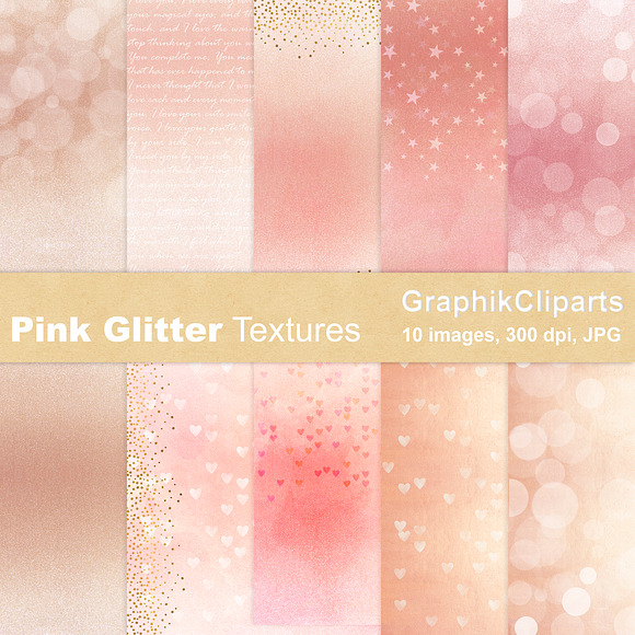 50% OFF Blush & Gold Bundle in Textures - product preview 6