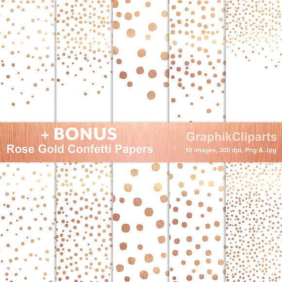 50% OFF Blush & Gold Bundle in Textures - product preview 7