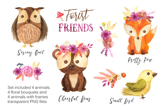 Watercolor Autumn BUNDLE in Graphics - product preview 12