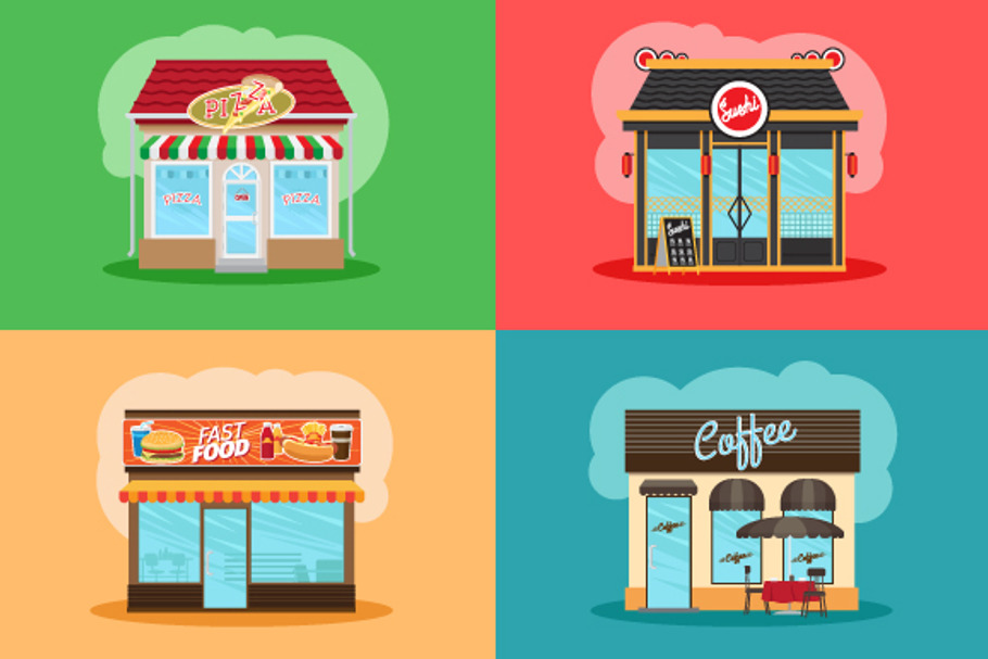 Restaurant or fast food store  in Graphics - product preview 8