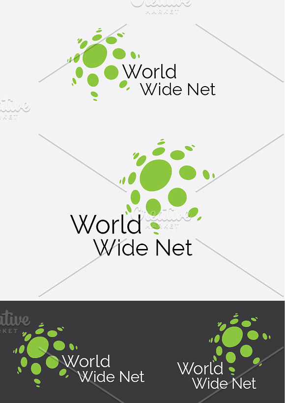 World Wide Net Logo Template in Logo Templates - product preview 4
