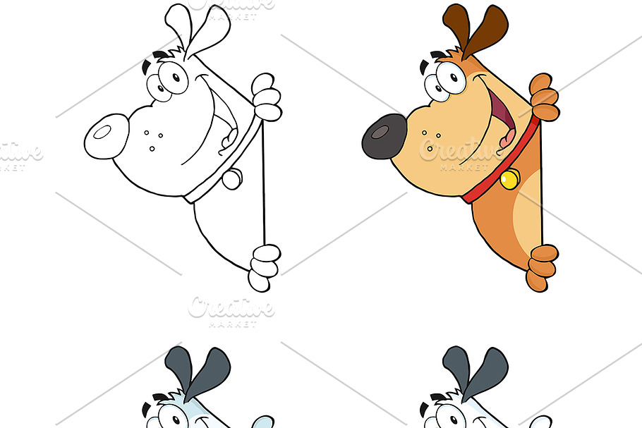 Happy Fat Dog. Collection in Illustrations - product preview 8