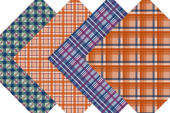 Plaid and Stripes Digital Paper  in Patterns - product preview 3