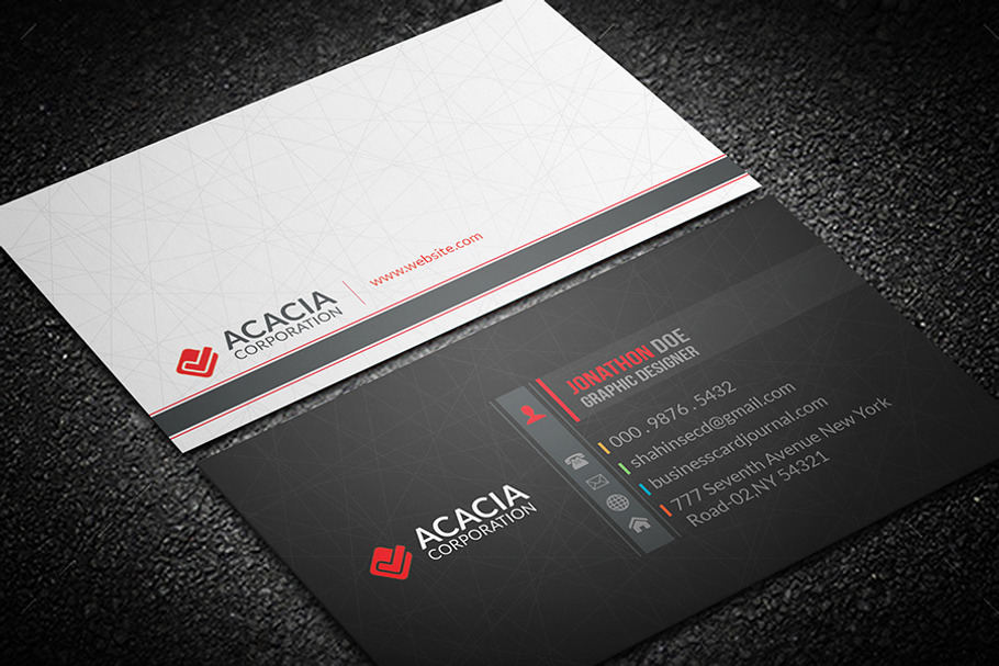 Khaaj Business Card in Business Card Templates - product preview 8