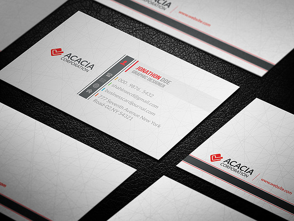 Khaaj Business Card in Business Card Templates - product preview 1