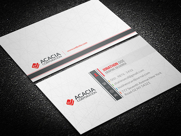 Khaaj Business Card in Business Card Templates - product preview 3