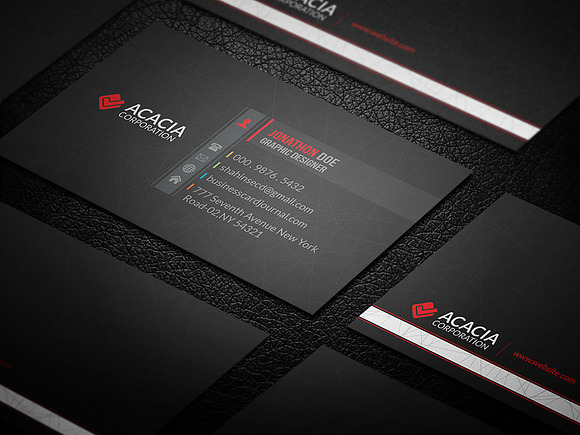 Khaaj Business Card in Business Card Templates - product preview 5