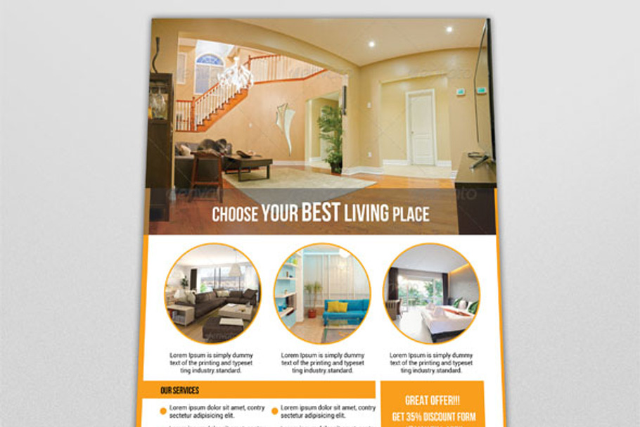 Flyer for Interior Design - V44 in Flyer Templates - product preview 8