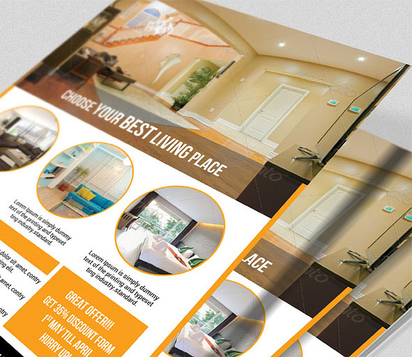 Flyer for Interior Design - V44 in Flyer Templates - product preview 2