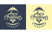 Christmas simple lettering design