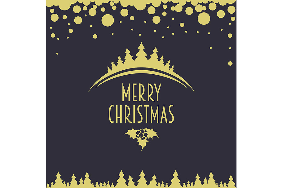 Merry Christmas Design Template in Graphics - product preview 8