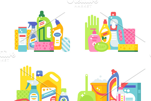 Vector chemical housework product