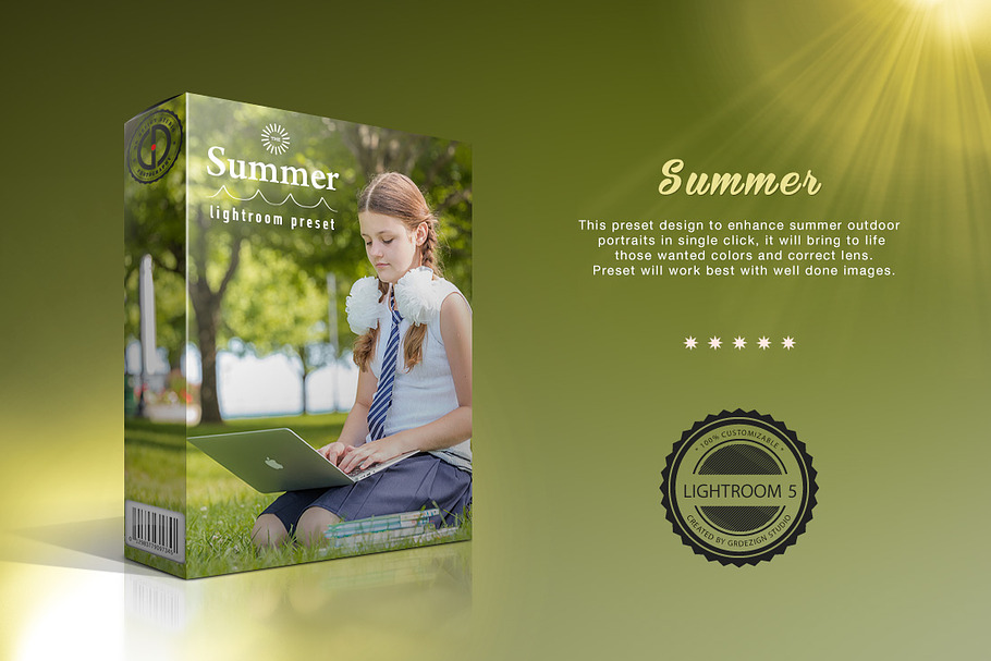 Summer Lightroom Preset in Add-Ons - product preview 8