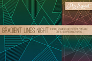 Gradient Fine Line Night 8 Patterns