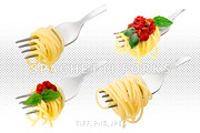 Spaghetti forks set