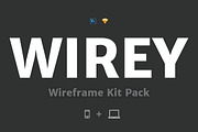 Wirey Wireframe Kit Pack