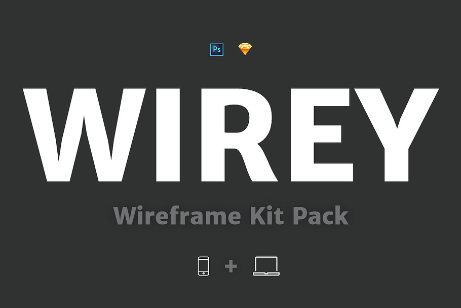 Wirey Wireframe Kit Pack in Wireframe Kits - product preview 8