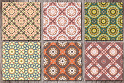 Seamless patterns in ethnic style