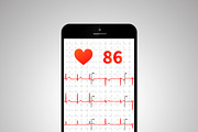 Heart rate monitor application
