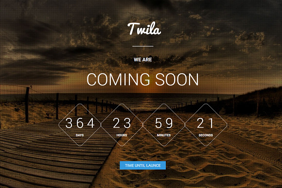 Twila - Coming Soon Template in Bootstrap Themes - product preview 1