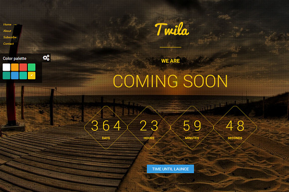 Twila - Coming Soon Template in Bootstrap Themes - product preview 2