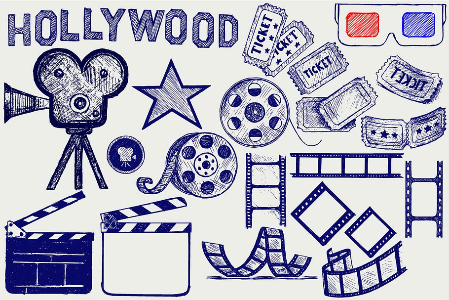 Film industry in Illustrations - product preview 8