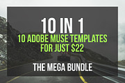 The Mega Bundle - 10 Muse Templates