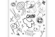 China Icons Set