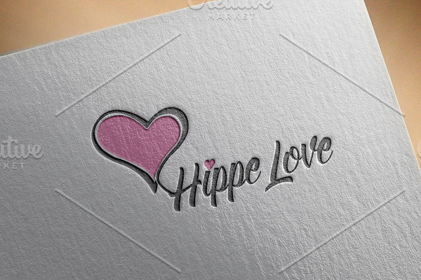 Hippe Love Logo Template