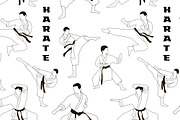 Karate set pattern