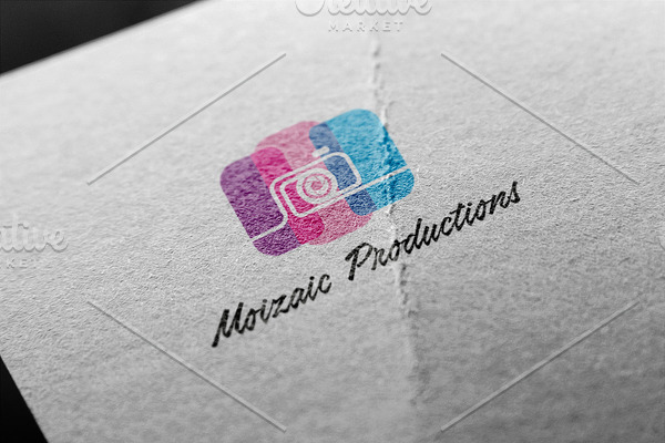 Moizaic Productions Logo Template