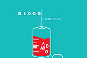 logotype blood donation