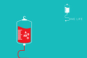 logotype blood donation