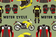 motorcycle accessories pattern