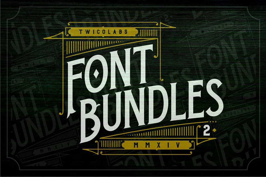 Font Bundles 2 in Display Fonts - product preview 8