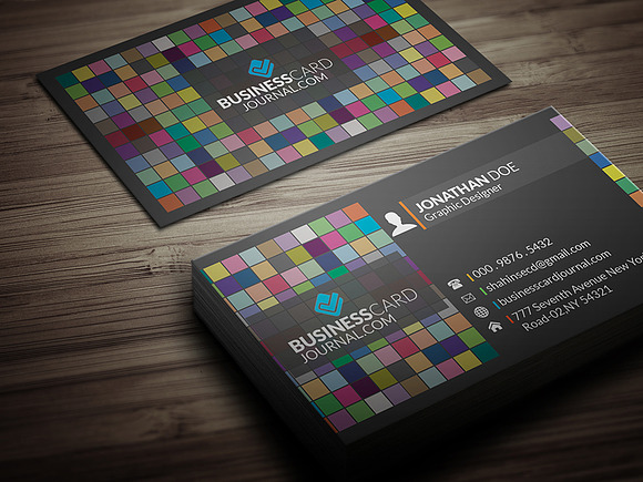 Box Business Card in Business Card Templates - product preview 1