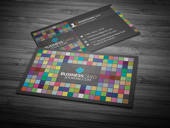 Box Business Card in Business Card Templates - product preview 3
