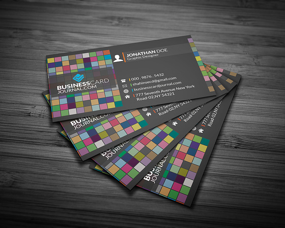 Box Business Card in Business Card Templates - product preview 4
