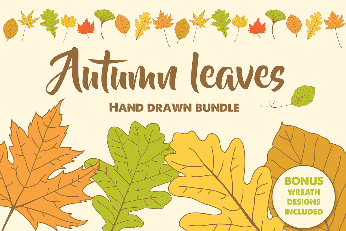 Autumn Leaves in Illustrations - product preview 8