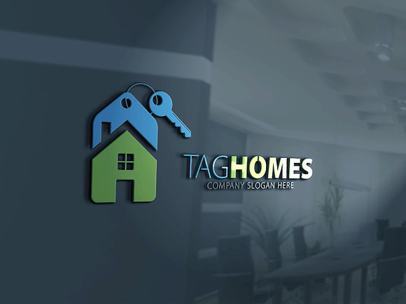 Tag Homes Logo in Logo Templates - product preview 2